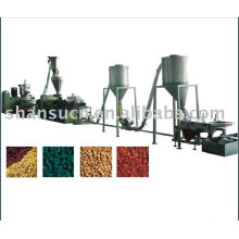 Máquina de granulación de la granulación plástico madera WPC